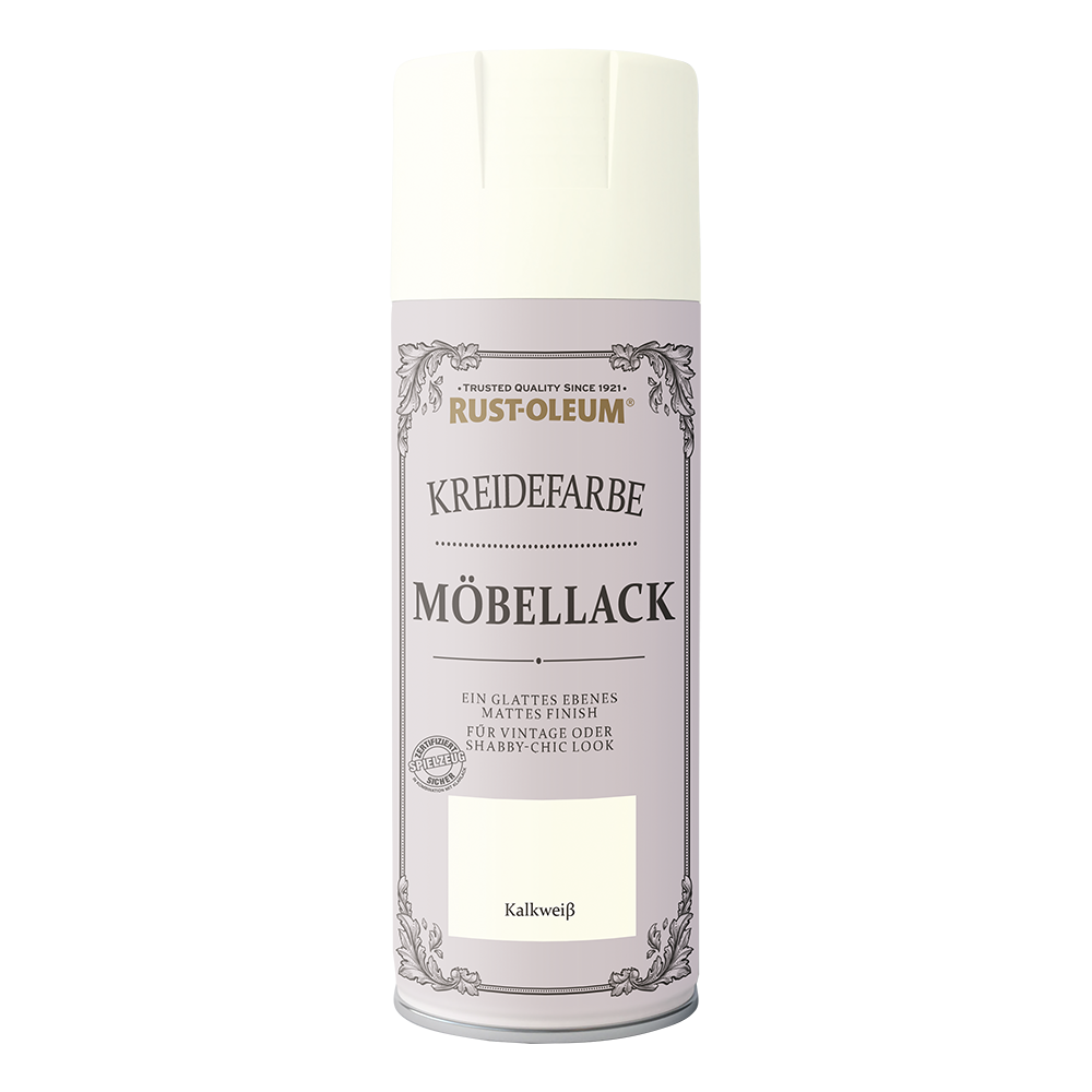 Rust-Oleum Kreidefarbe Möbelsprühlack Kalkweiß 400ml
