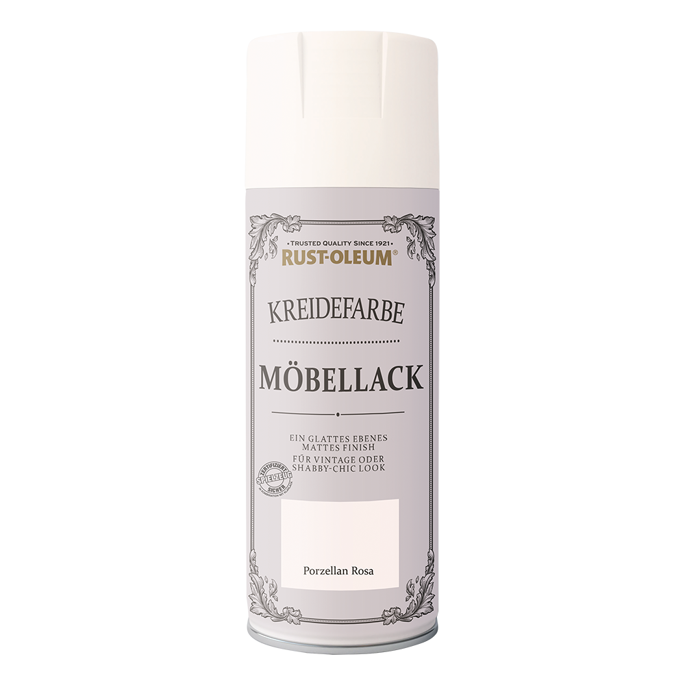 Rust-Oleum Kreidefarbe Möbelsprühlack Porzellanrosa 400ml