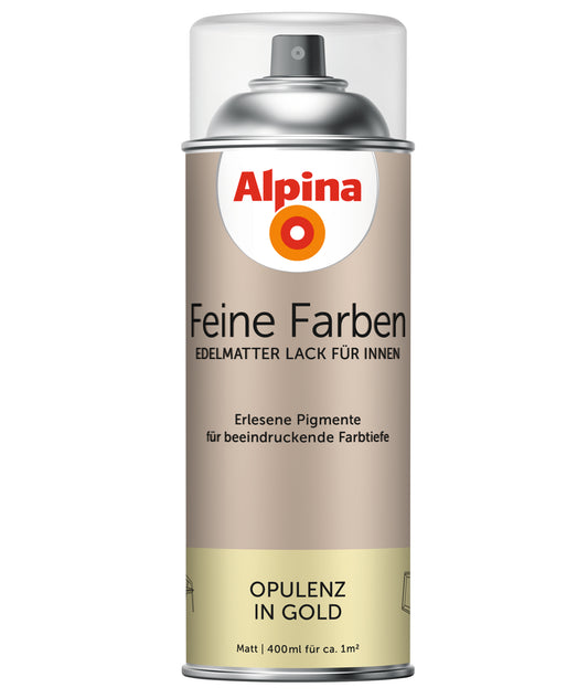 Alpina Feine Farben Sprühlack Opulenz in Gold 400ml