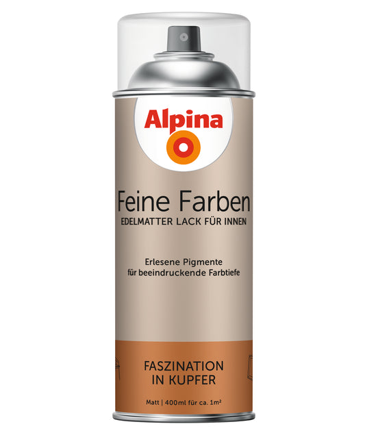 Alpina Feine Farben Sprühlack Faszination in Kupfer 400ml