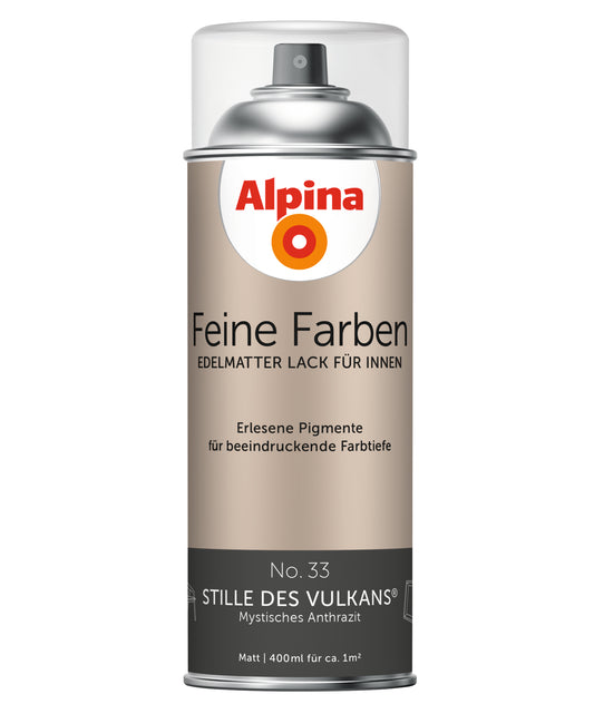 Alpina Feine Farben Sprühlack No. 33 Stille des Vulkans® edelmatt 400ml