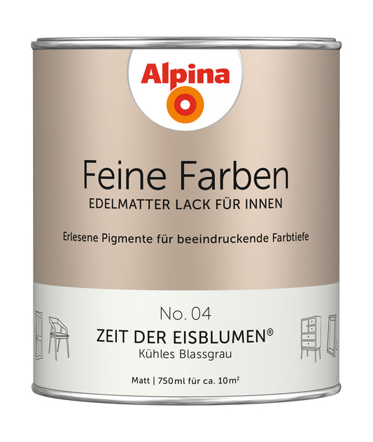 Alpina Feine Farben Lack No. 04 Zeit der Eisblumen® edelmatt 750ml