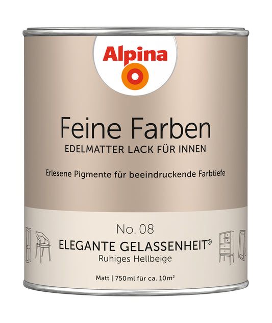 Alpina Feine Farben Lack No. 08 Elegante Gelassenheit® edelmatt 750ml