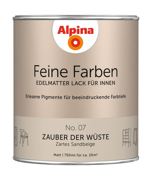 Alpina Feine Farben Lack No. 07 Zauber der Wüste edelmatt 750ml