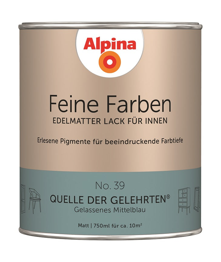Alpina Feine Farben Lack No. 39 Quelle der Gelehrten® edelmatt 750ml