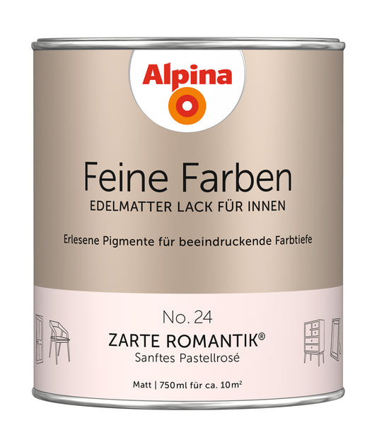 Alpina Feine Farben Lack No. 24 Zarte Romantik® edelmatt 750ml