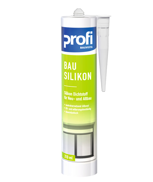 PROFI Bau Silikon 310 ml Transparent