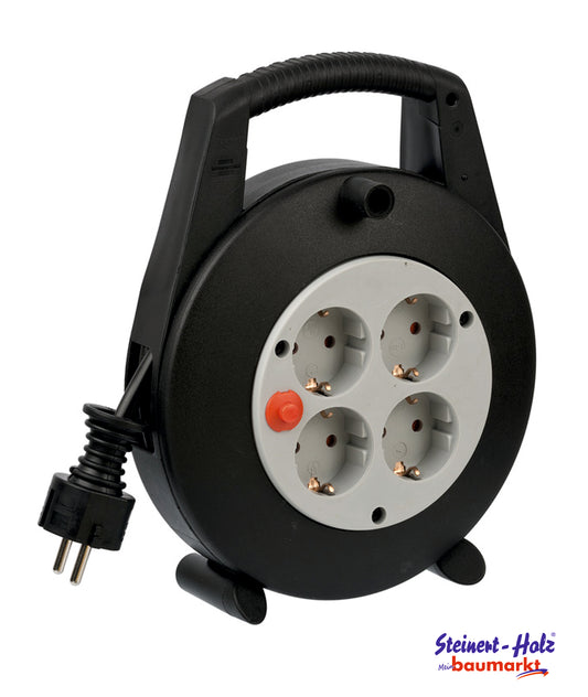 Vario-Line VL-L schw.5m H05VV-F3G1.5 Duo-S-System, 4-Fach Steckdose