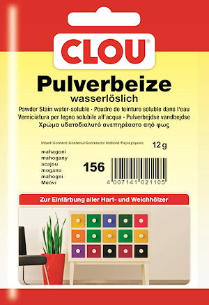 CLOU Pulverbeize Nr. 156 Mahagoni