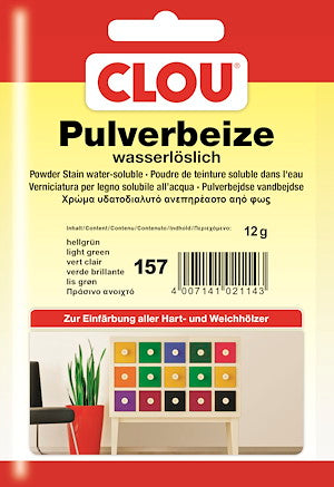 CLOU Pulverbeize Nr. 157 Hellgrün