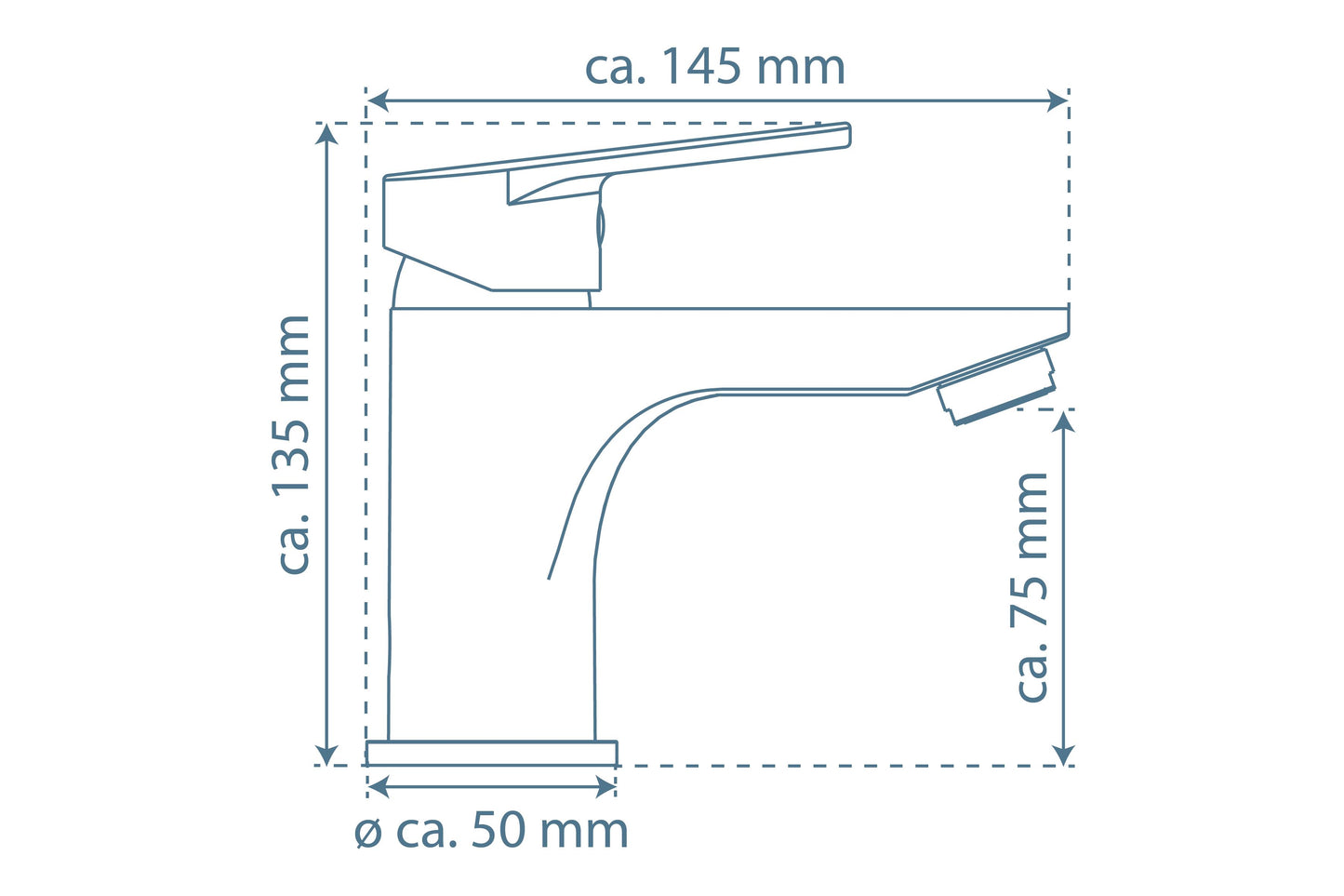 FUTURA DVGW Waschtischarmatur, Chrom