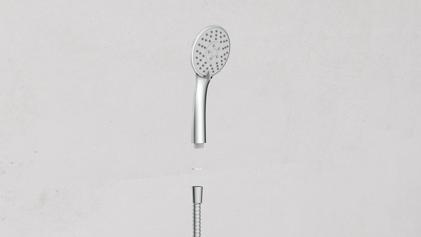 NAPOLI Handbrause-Set, Chrom
