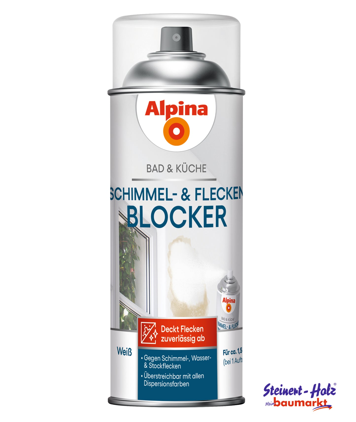 Alpina Bad & Küche Schimmel-& Flecken Blocker 0,4 Liter