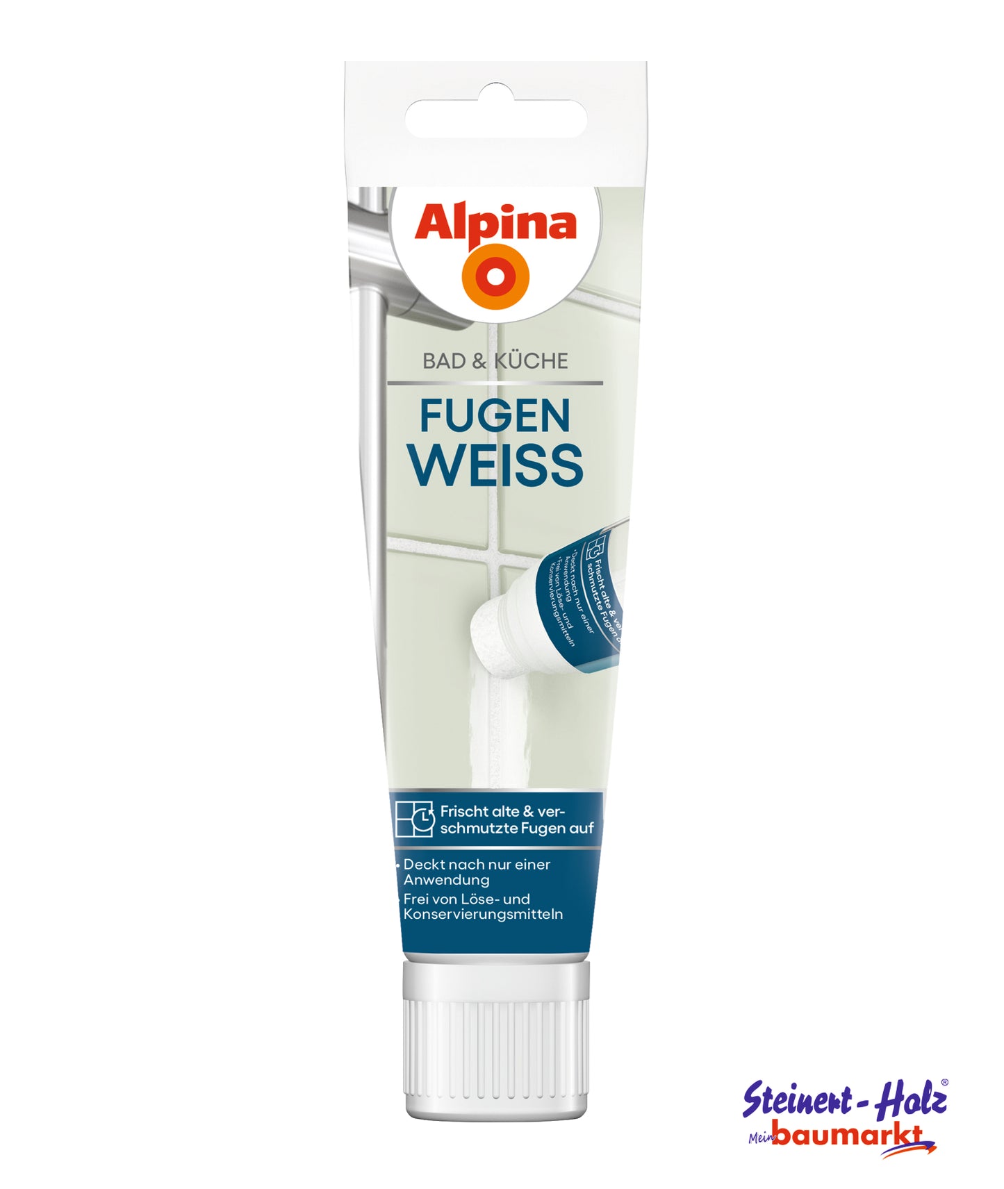 Alpina Bad & Küche Fugenweiß Schwammtube 0,1L
