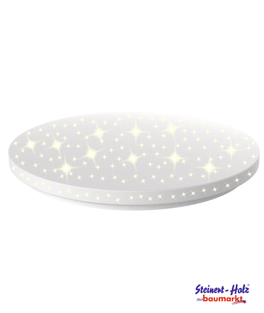 LED Wand- und Deckenleuchte Aina-L rund Sternenhimmel 24W 1600 lm Switch CCT