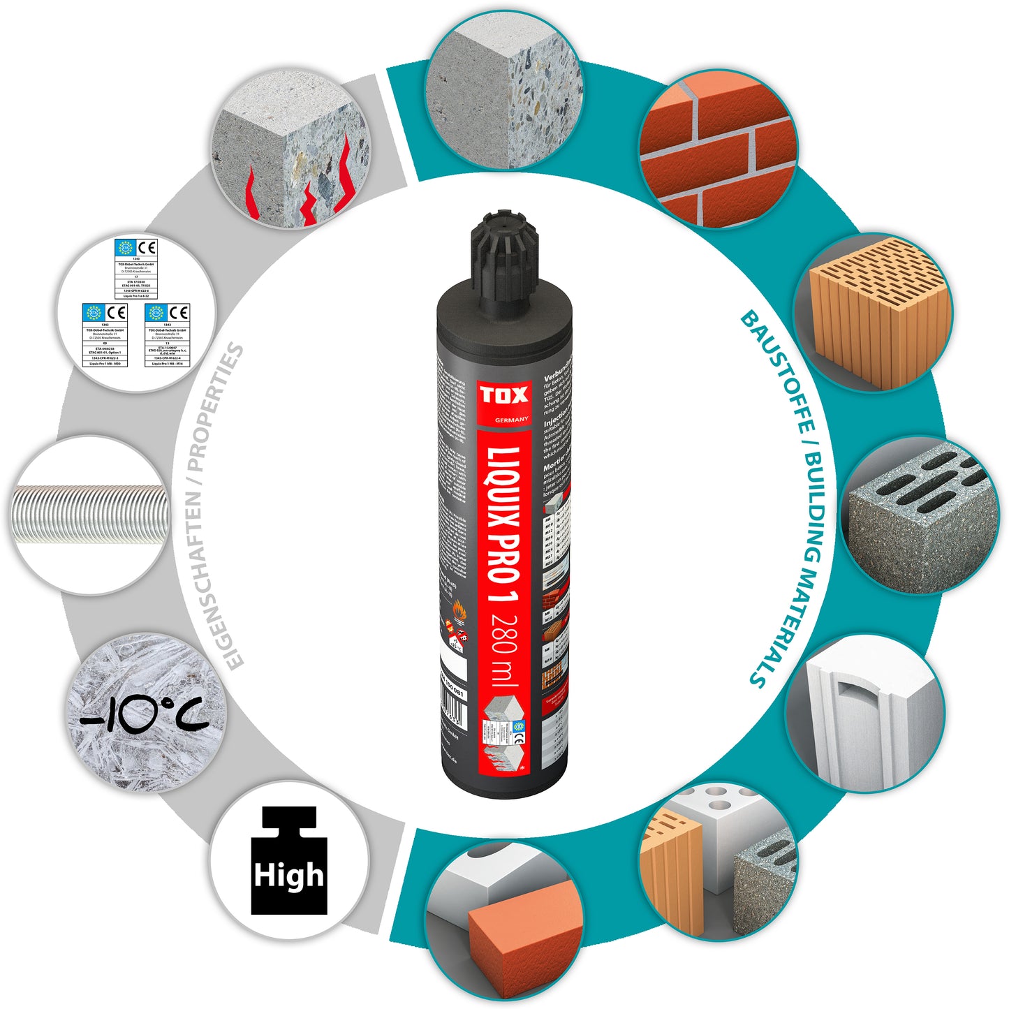 Verbundmörtel Liquix Pro 1 280 ml