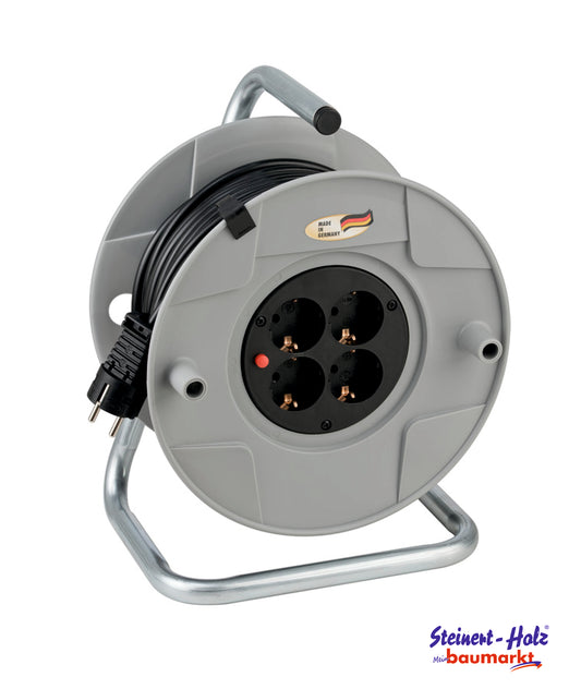 Vario-Line VL-XL schw.15m VV-F3G1.5 Duo-S-System, 4-Fach Steckdose