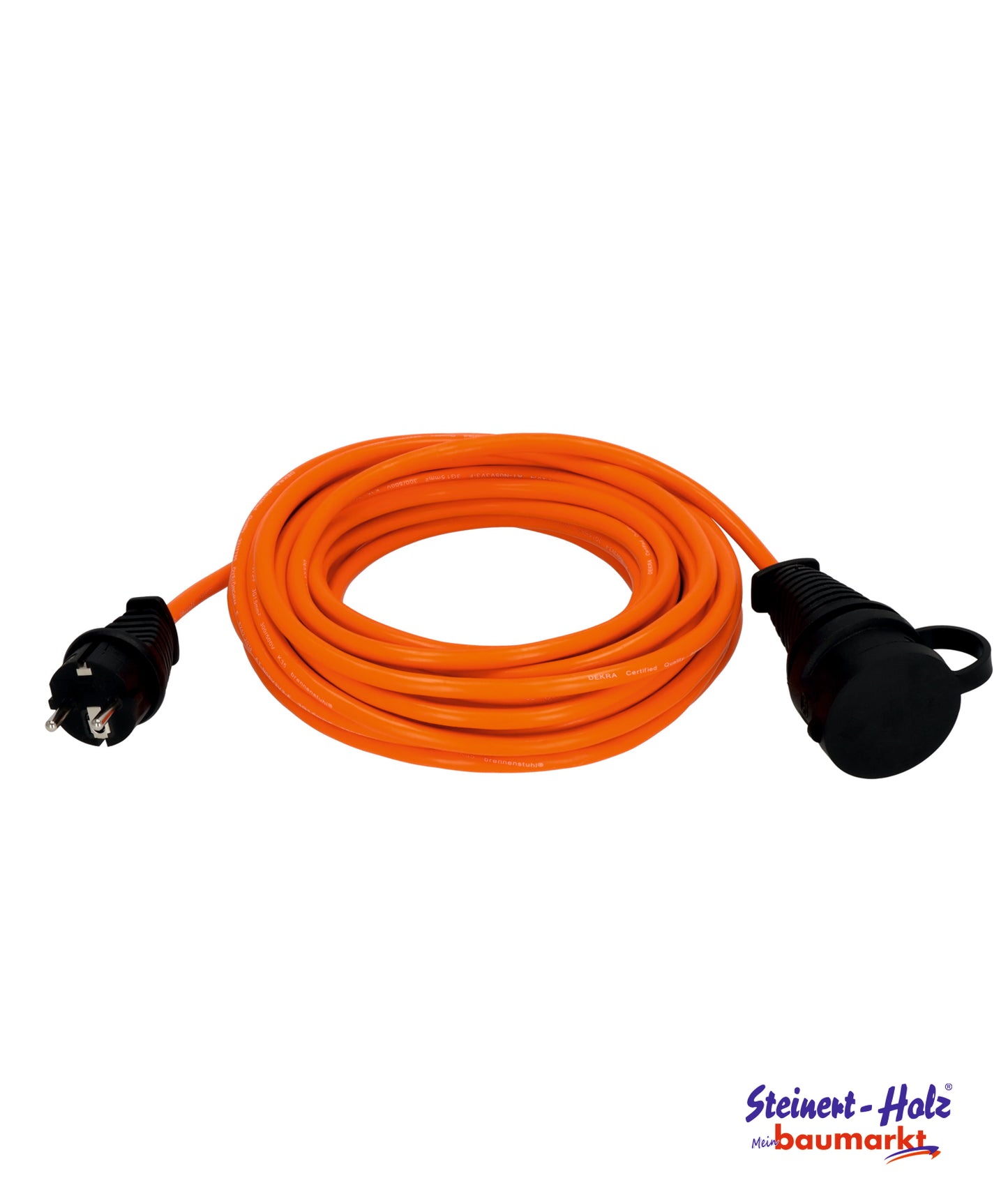 BREMAXX Verlängerungskabel IP44 10m AT-N05V3V3-F 3G1,5 orange