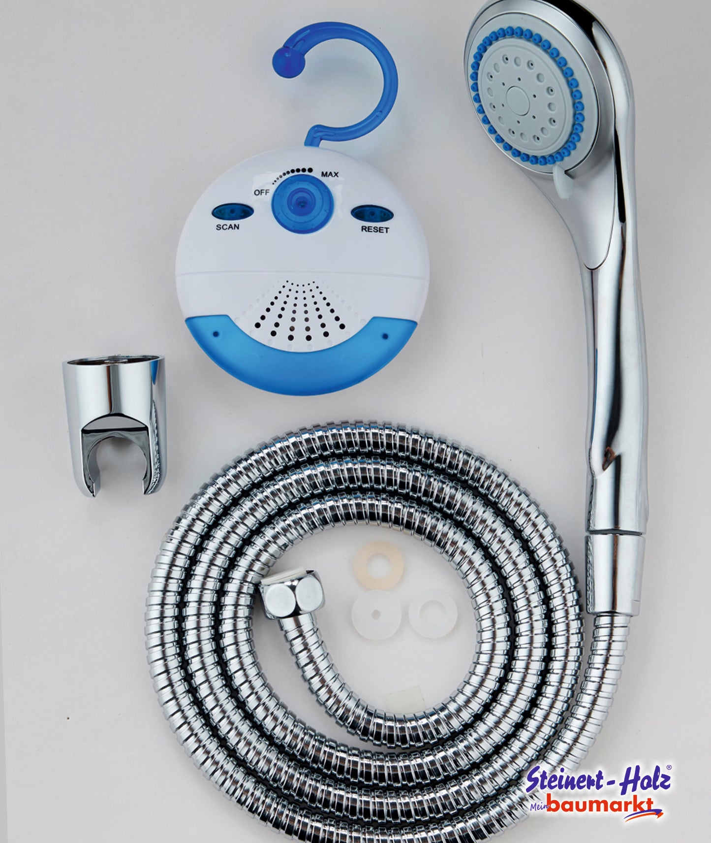 SHOWER&SWING Handbrause-Set, Chrom, mit Duschradio
