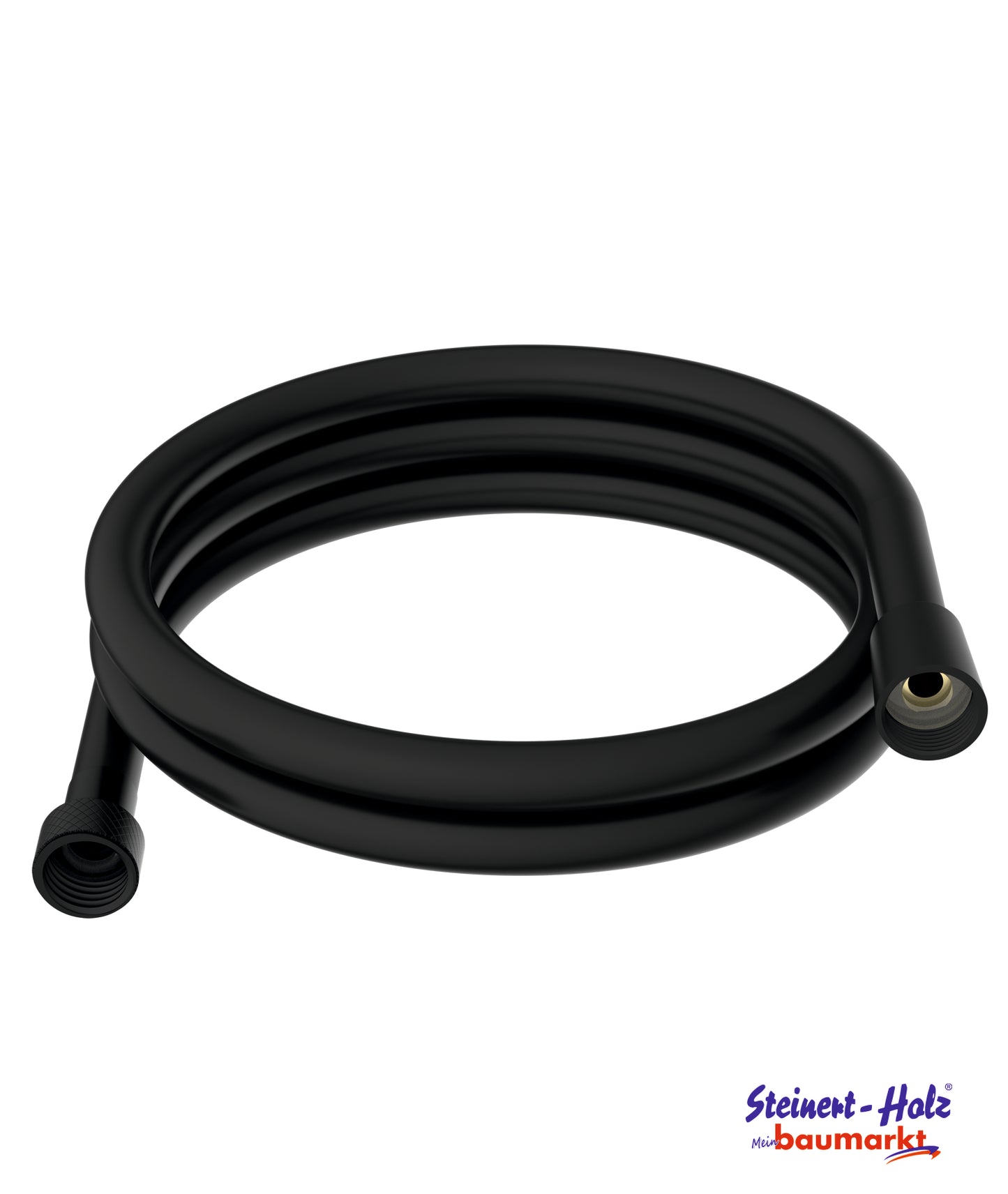 Brauseschlauch 150 cm, Kunststoff, Schwarz