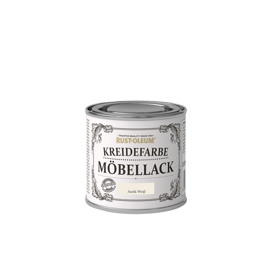 Rust-Oleum Kreidefarbe Möbellack Antikweiß 125ml