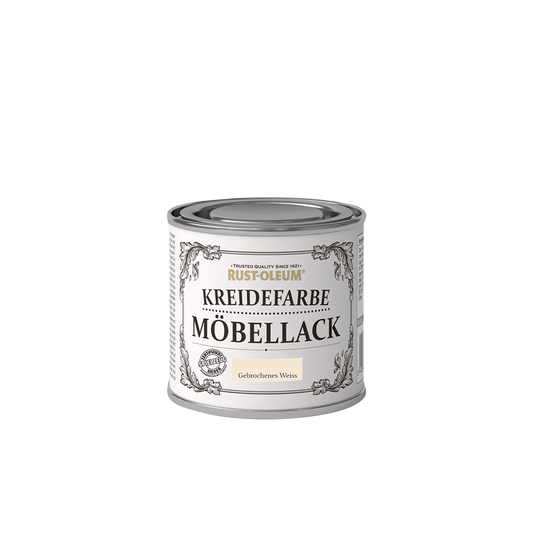 Rust-Oleum Kreidefarbe Möbellack Gebrochenes Weiß 125ml