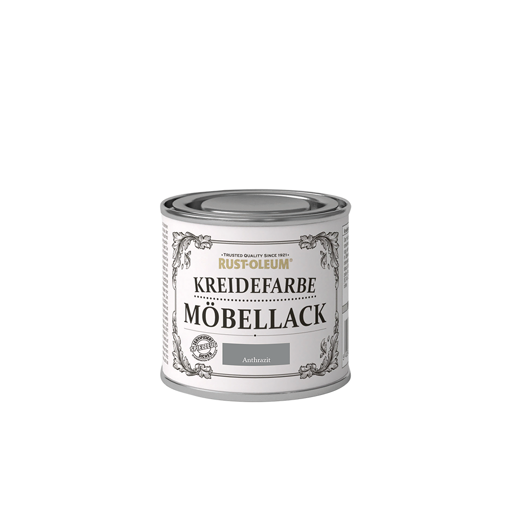 Rust-Oleum Kreidefarbe Möbellack Anthrazit 125ml