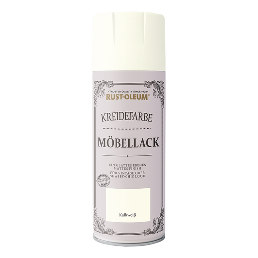 Rust-Oleum Kreidefarbe Möbelsprühlack Kalkweiß 400ml