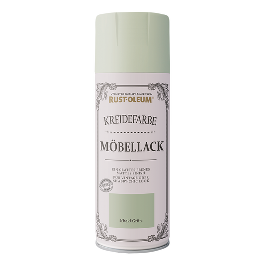 Rust-Oleum Kreidefarbe Möbelsprühlack Kakhigrün 400ml