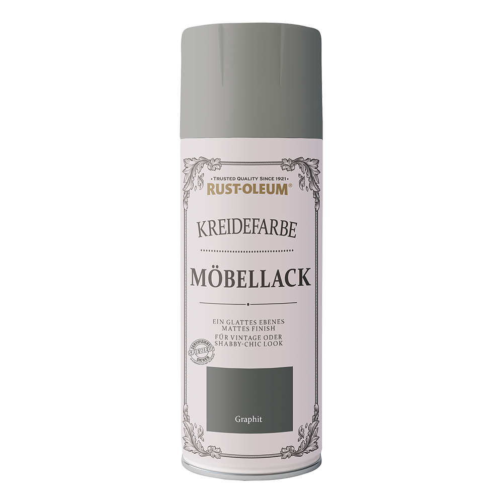 Rust-Oleum Kreidefarbe Möbelsprühlack Graphit 400ml