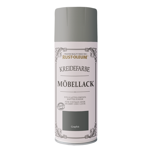 Rust-Oleum Kreidefarbe Möbelsprühlack Graphit 400ml