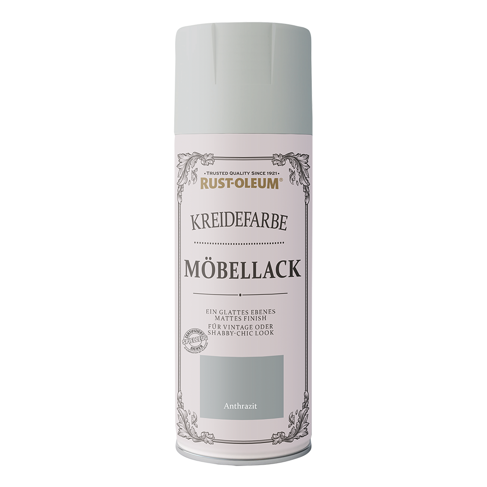 Rust-Oleum Kreidefarbe Möbelsprühlack Anthrazit 400ml