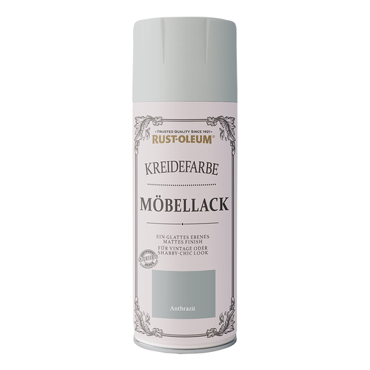 Rust-Oleum Kreidefarbe Möbelsprühlack Anthrazit 400ml
