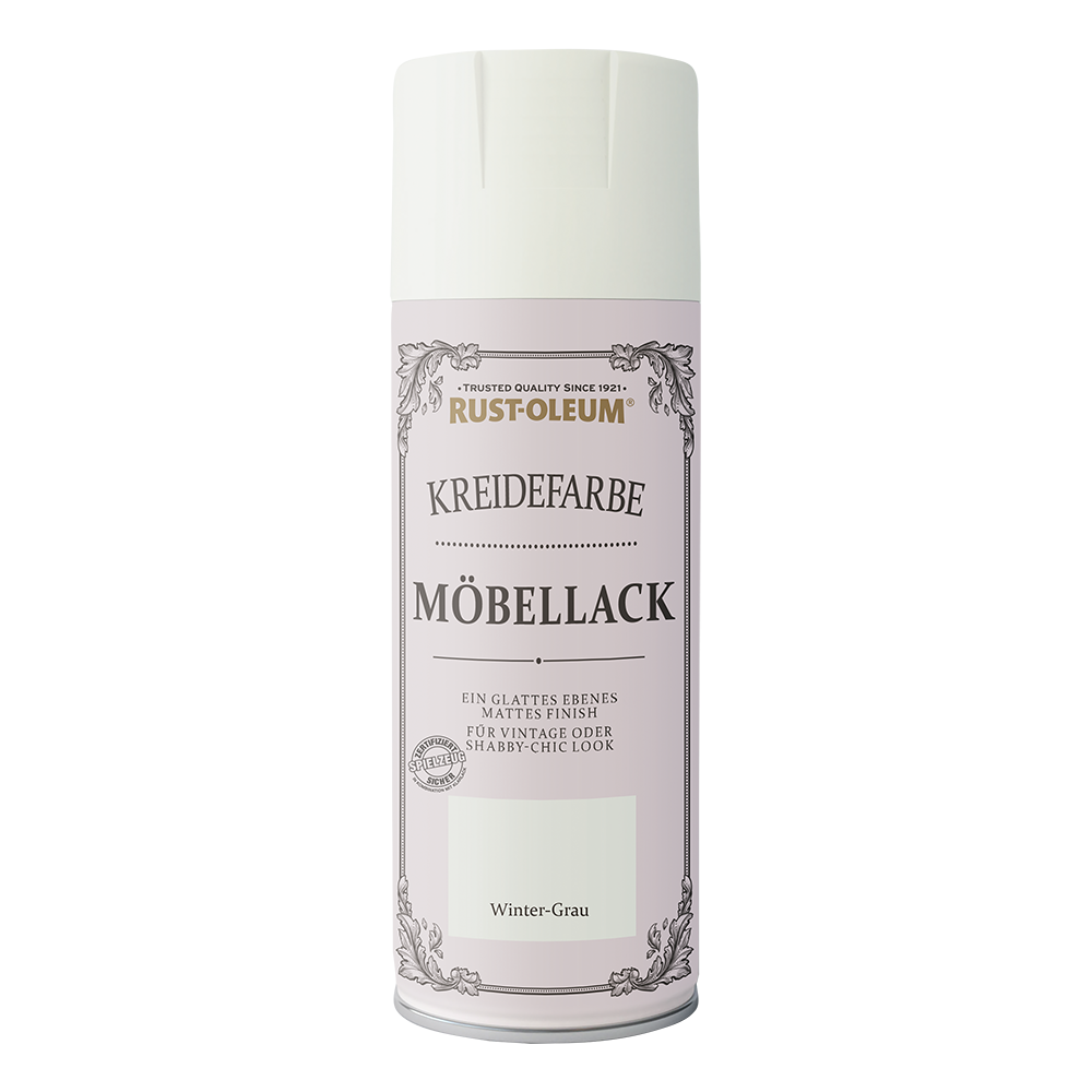 Rust-Oleum Kreidefarbe Möbelsprühlack Wintergrau 400ml