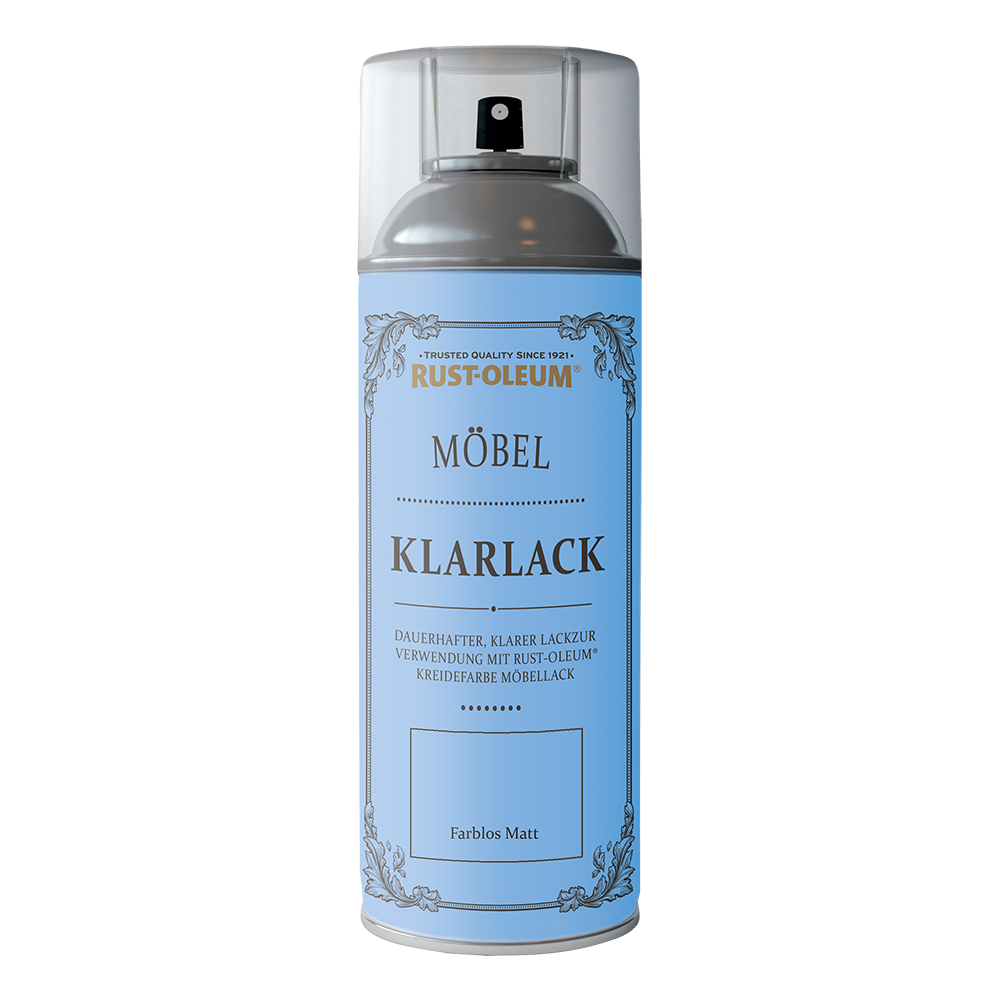 Rust-Oleum Kreidefarbe Möbelsprühlack Klarlack 400ml