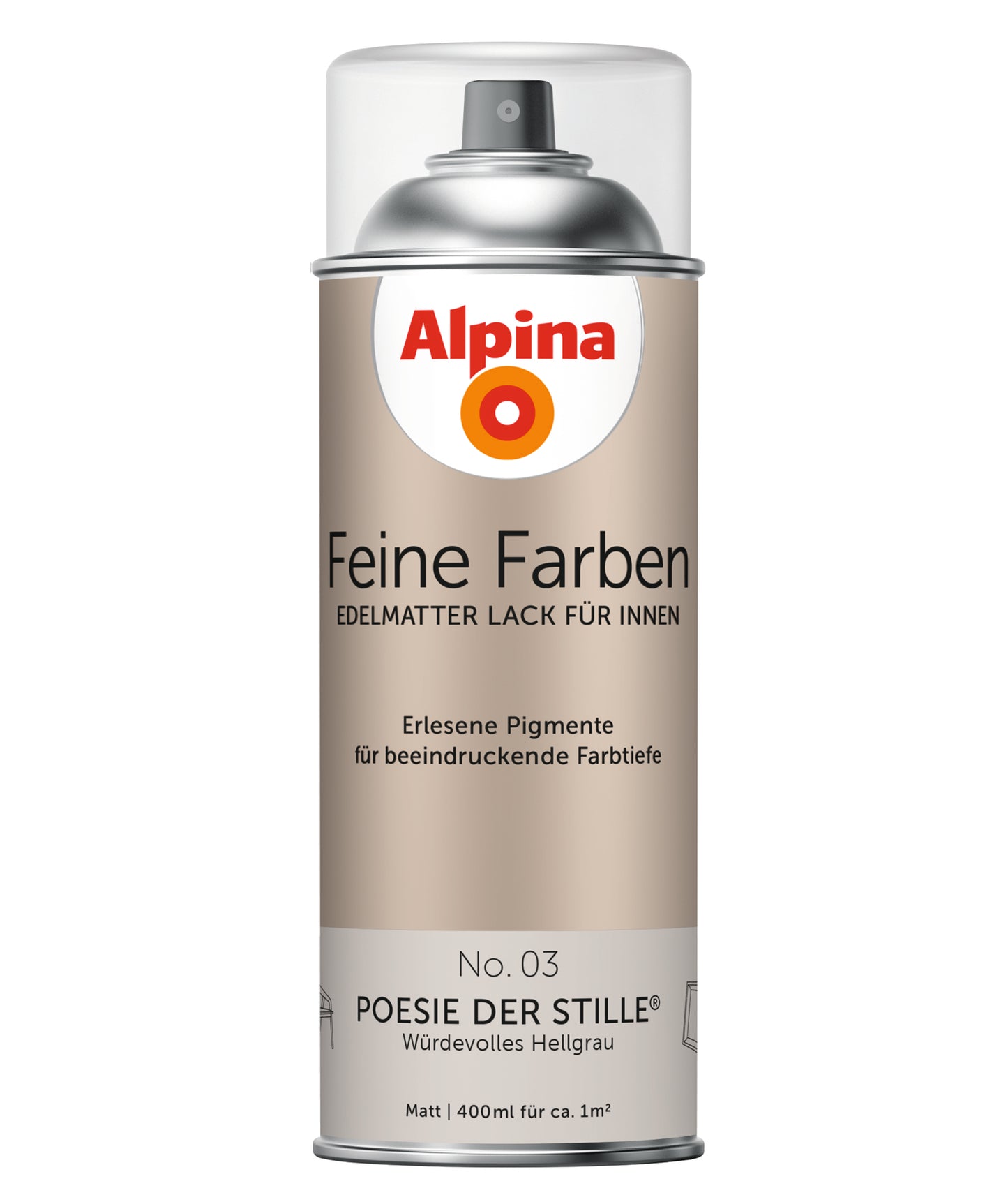 Alpina Feine Farben Sprühlack No. 03 Poesie der Stille® edelmatt 400ml