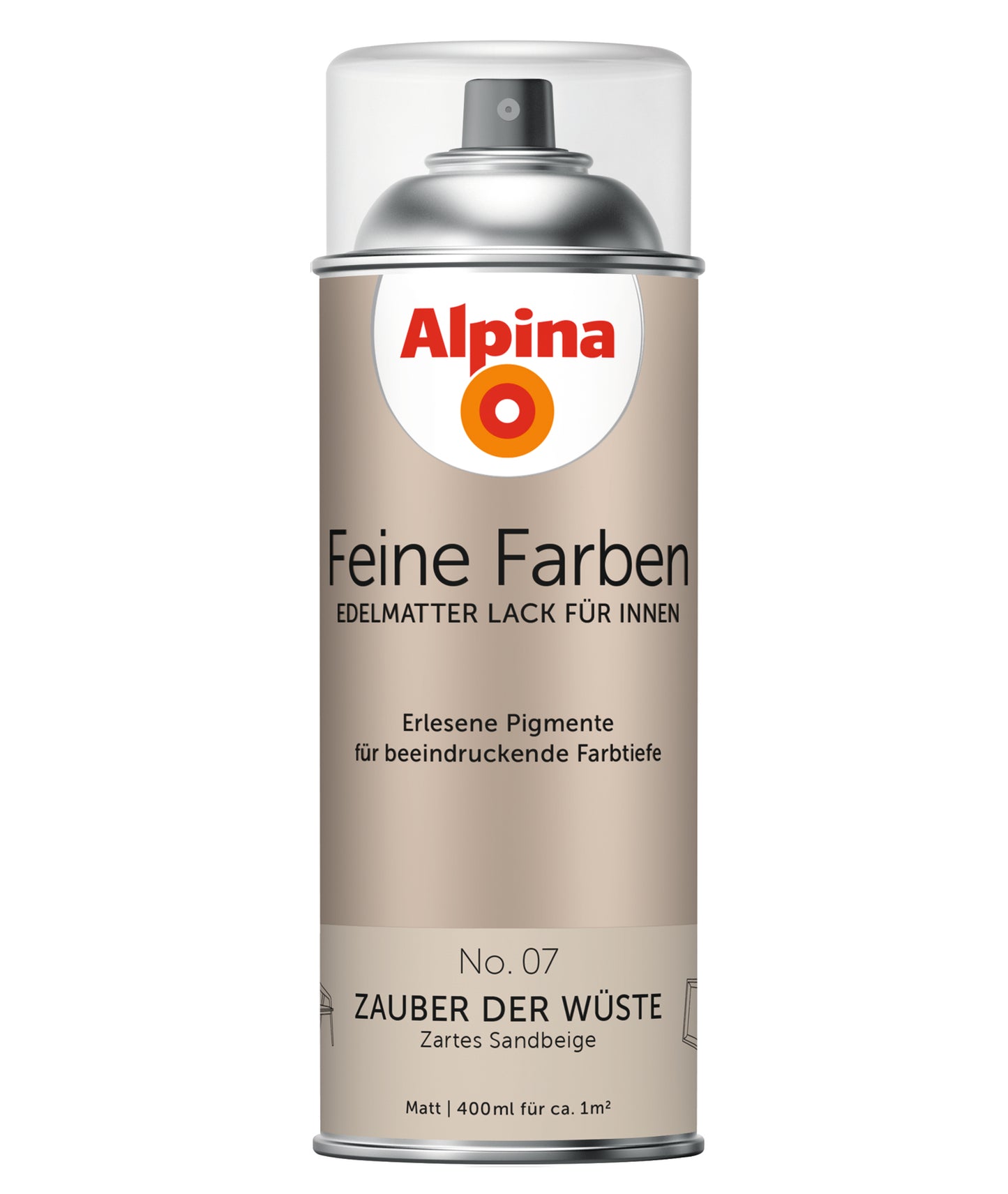 Alpina Feine Farben Sprühlack No. 07 Zauber der Wüste edelmatt 400ml