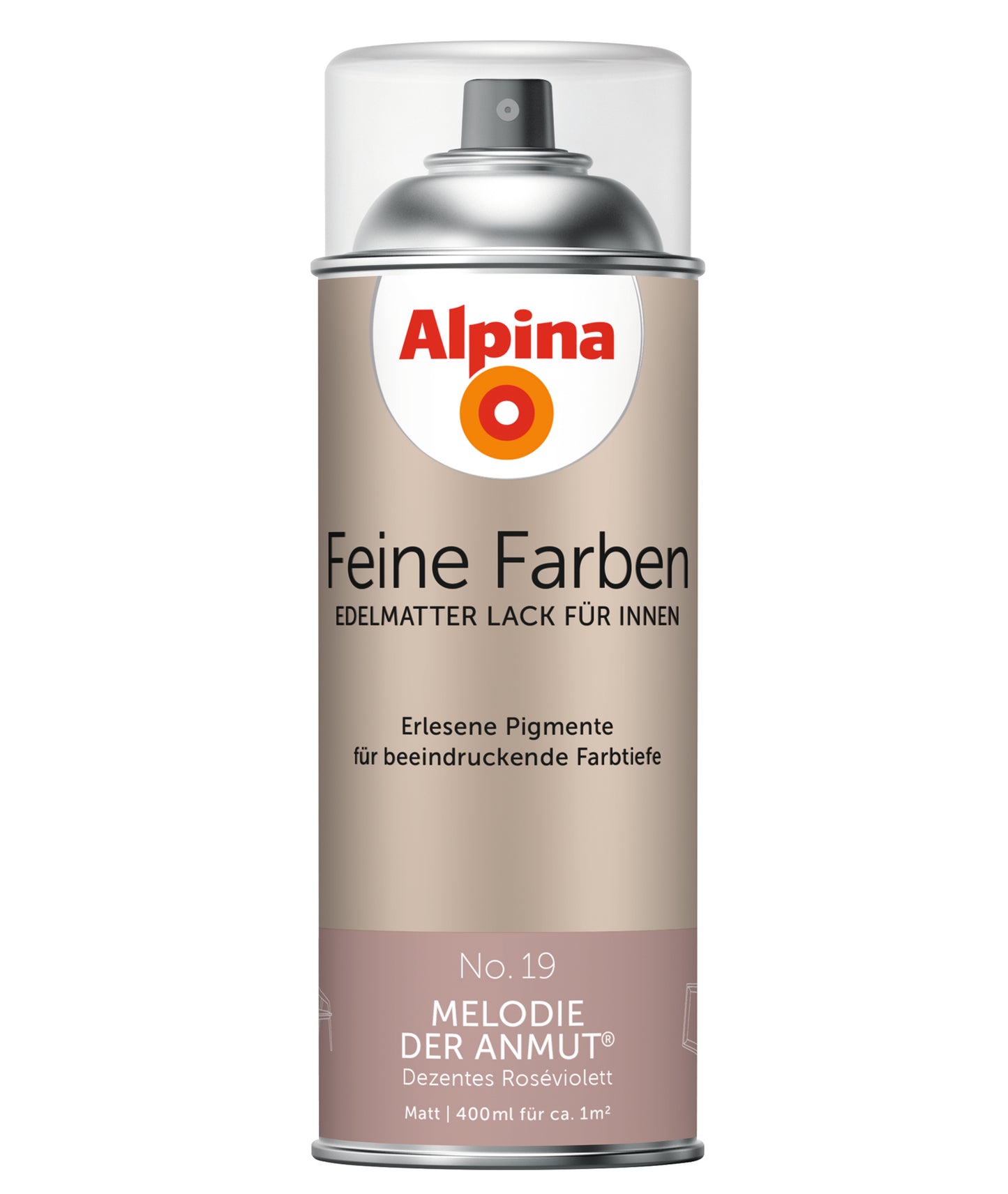 Alpina Feine Farben Sprühlack No. 19 Melodie der Anmut® edelmatt 400ml