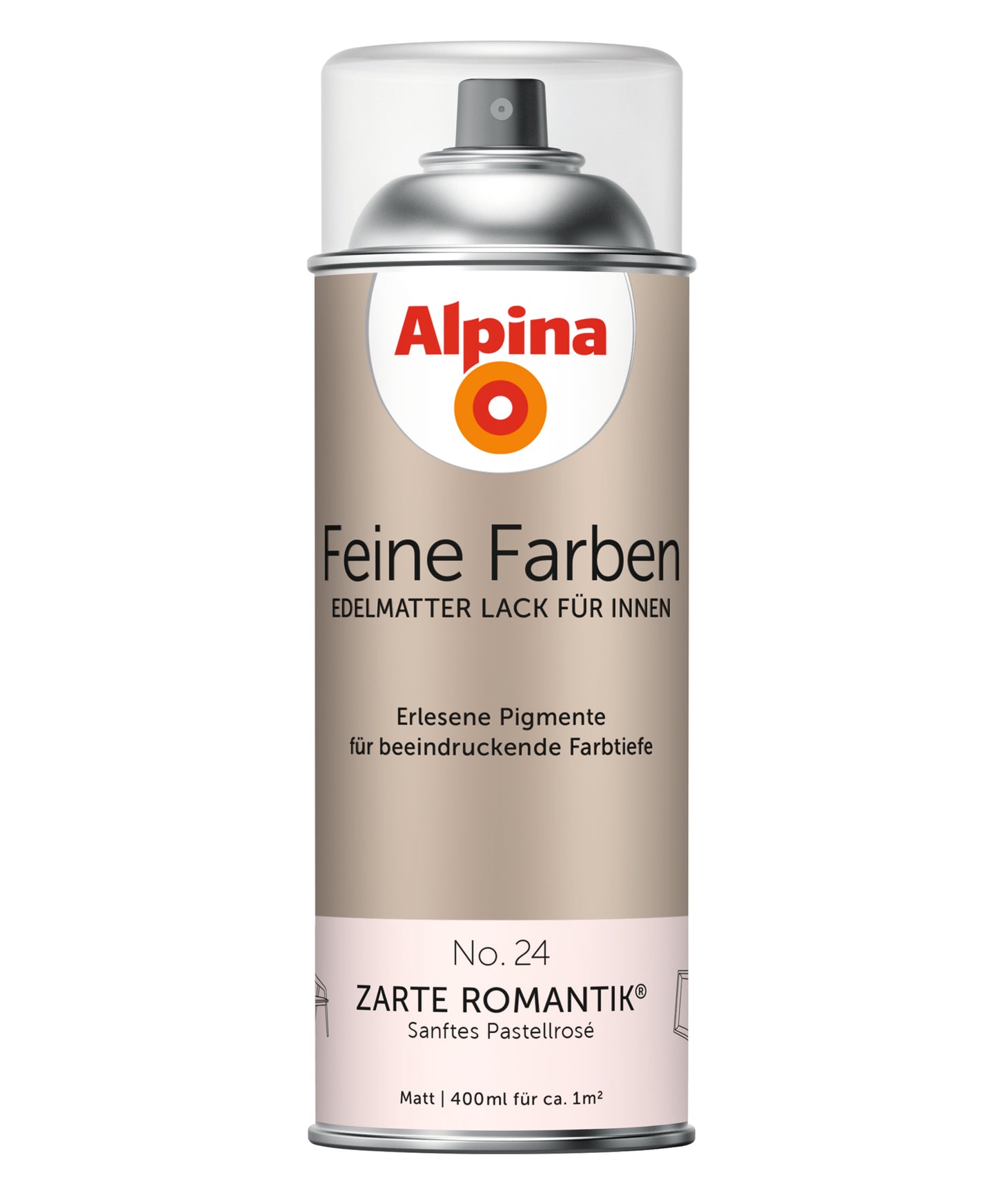 Alpina Feine Farben Sprühlack No. 24 Zarte Romantik® edelmatt 400ml