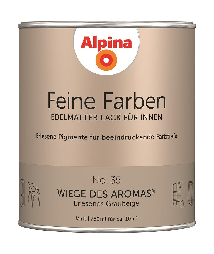 Alpina Feine Farben Lack No. 35 Wiege des Aromas® edelmatt 750ml