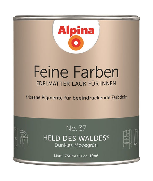 Alpina Feine Farben Lack No. 37 Held des Waldes® edelmatt 750ml