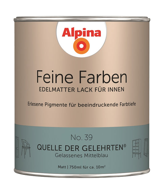 Alpina Feine Farben Lack No. 39 Quelle der Gelehrten® edelmatt 750ml