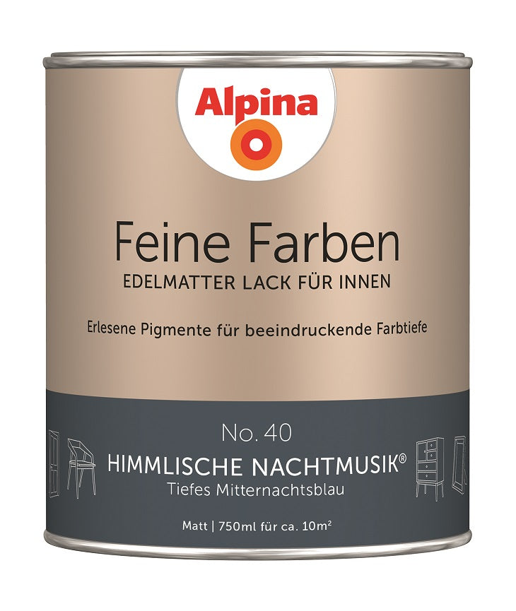 Alpina Feine Farben Lack No. 40 Himmlische Nachtmusik® edelmatt 750ml