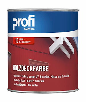 PROFI Holzdeckfarbe Weiß 750 ml
