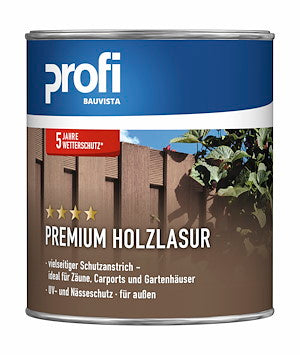 PROFI Premium Holzlasur Ebenholz 750 ml