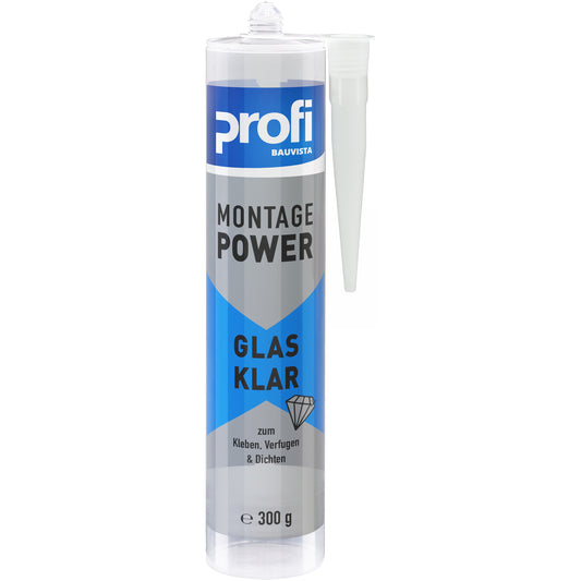 PROFI Montage Power Glasklar, 300 g