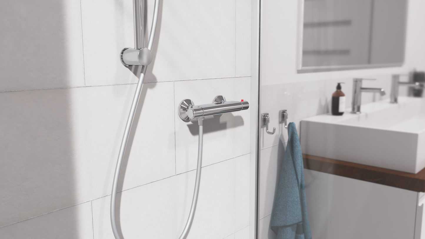 VICO Thermostat Duscharmatur, Chrom