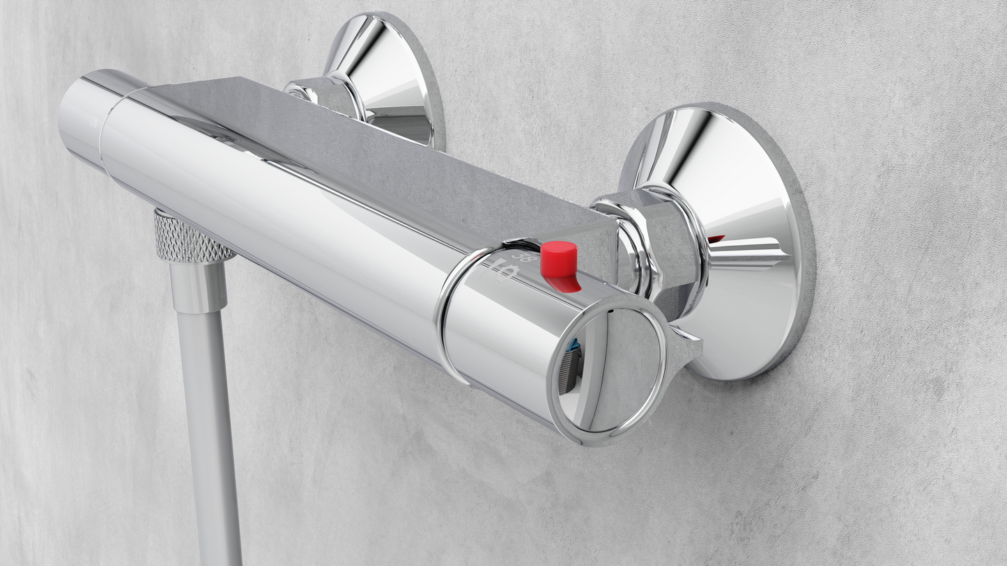 VICO Thermostat Duscharmatur, Chrom