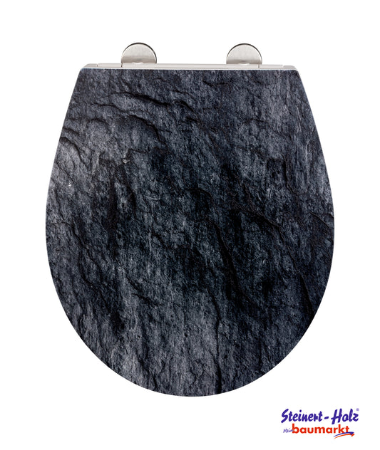 WC-Sitz Slate Rock, Duroplast, embossed