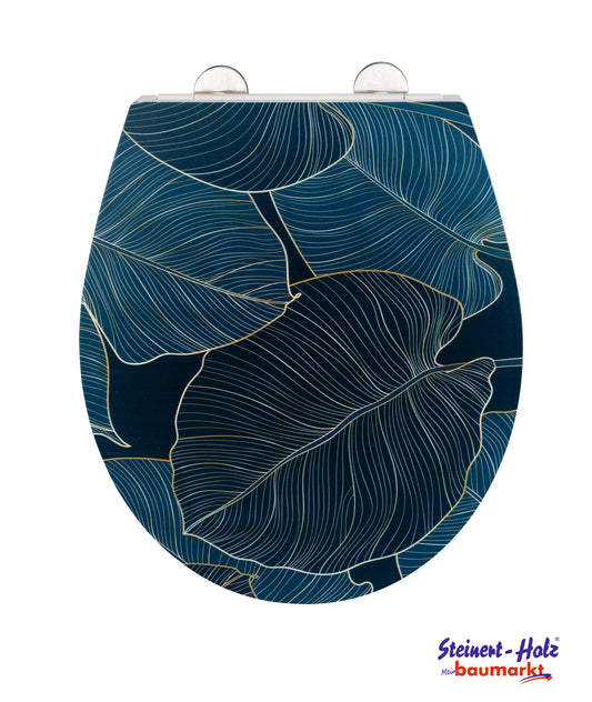 WC-Sitz Big Leaves, Duroplast, embossed